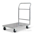 4 wielen opvouwbare hand trolleys voor magazijn